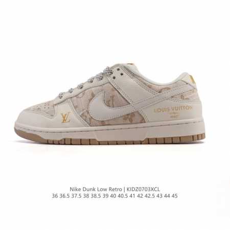 Corporate Nike Dunk Low Retro Sneakers Retro Skateboard Shoes Louis Vuitton Co- - Click Image to Close