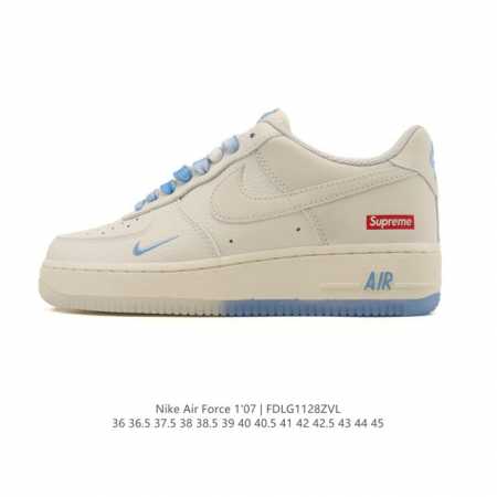 Company-grade Nike Air Force 1 '07 Low platform sneakers, featuring a thick sol - Click Image to Close