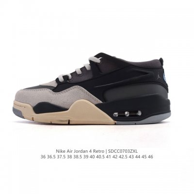 Nike Air Jordan 4 Retro Og Michael Jordan Aj4 generation Joe 4 low-top retro ca