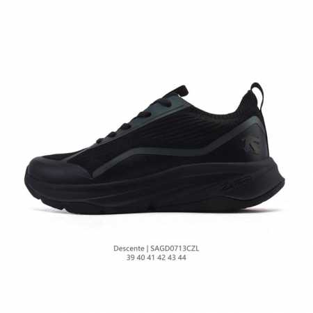 Descente men's Chron retro fabric sports casual shoes, comfortable and breathabl - Click Image to Close
