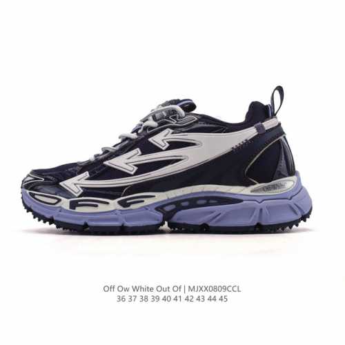 Off-White, a company-level brand, offers stylish, thick-soled, high-heeled dad s