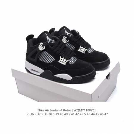 Nike Air Jordan 4 Retro OG AJ4 4 Air Sole DDD FQ8138-001 DDD 36-47 DDD WQMY 8ZC - Click Image to Close
