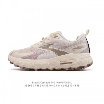 New product company-level Brooks Brooks Cascadia 18 mountain rock men's cushioni