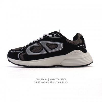 Dior men's shoes D-Connect neoprene sneakers thick sole heightening dad shoes fo