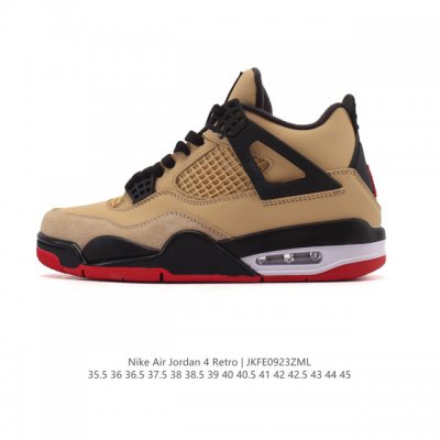 Corporate-grade, top-grain leather Nike Air Jordan 4 Retro Og Michael Jordan Aj