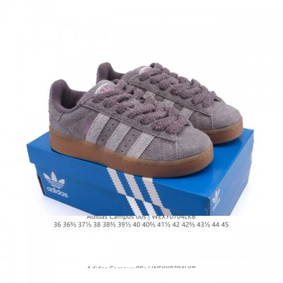 Adidas. Trefoil Campus 00S bread shoes, retro casual sneakers. Millennium comeba
