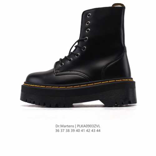 Company-grade DR. Martens Dr. Martin leather shoes for men and women, featuring