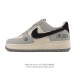 Company-grade Nike Air Force 1 '07 Low platform sneakers, featuring a thick sole