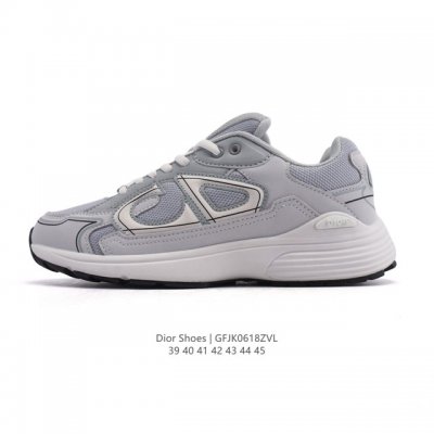 Dior men's shoes D-Connect neoprene sneakers thick sole heightening dad shoes fo