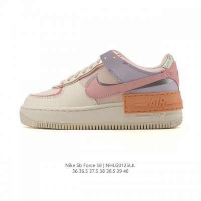 Special Price Nike Low-Top Sneakers Air Force 1 AF1 Macaron AF1 Thick Sole Heigh