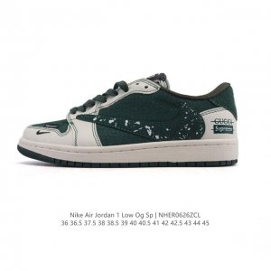 Company-level genuine Nike Air Jordan 1 Low Og Sp Military Blue Aj1 Joe 1 rever
