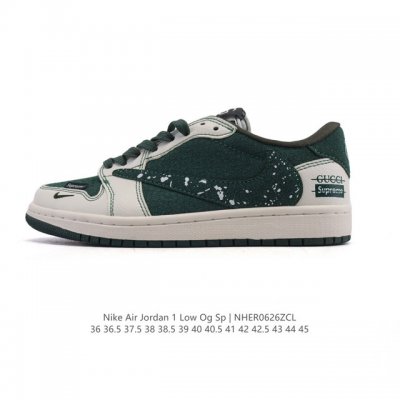 Company-level genuine Nike Air Jordan 1 Low Og Sp Military Blue Aj1 Joe 1 rever