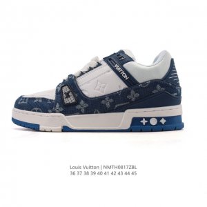 Louis Vuitton LV Louis Vuitton sneakers, fashionable sneakers, trendy thick-sole