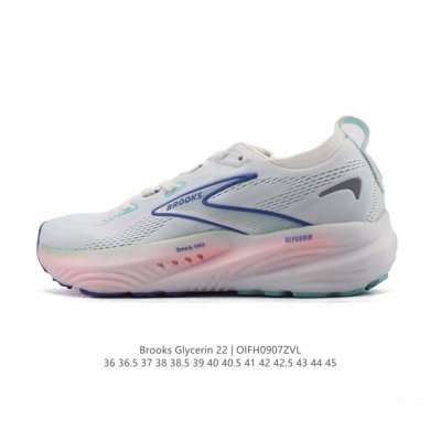 New, corporate-grade Brooks Glycerin 22 running shoes for men and women, featur