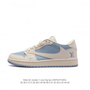 Nike Air Jordan 1 Low Og Sp Military Blue Aj1 1 Aj1 1 Aj1 1 Ts Swoosh Dm7866 36