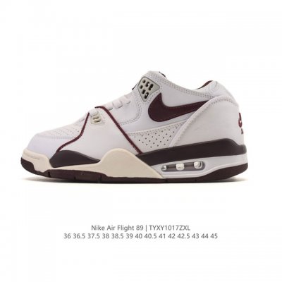 Super Cool Nike Air Flight 89 Cushioned Shoes, AJ4 Simplified Low-Top Basketball