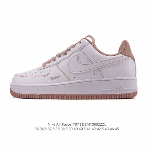 Authentic Nike Air Force 1 '07 Low, a versatile, low-top, thick-soled, height-en