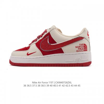 Authentic Nike Air Force 1 '07 Low, a versatile, low-top, thick-soled, height-en