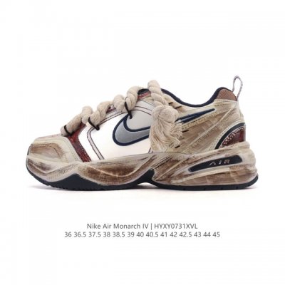Nike Air Monarch IV men's and women's training shoes, thick-soled, dad-style cas