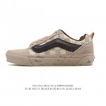 Vans Knu-Skool Vr3 Lx loafers with a leather and canvas upper. The Campbell's Ju