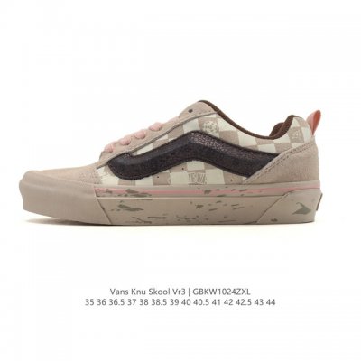 Vans Knu-Skool Vr3 Lx loafers with a leather and canvas upper. The Campbell's Ju