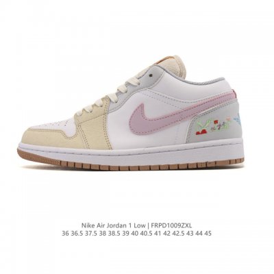 Nike Air Jordan 1 Low AJ1, a low-top retro-style casual basketball shoe. Inspire