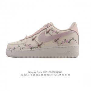 Company-level Af1 Nike Air Force 1 '07 Low Air Force One white shoes with thick