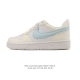 Nike Women's Court Borough Low Sneakers. 1. The leather upper combined with a m