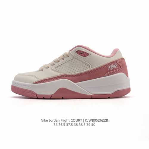 Nike Jordan Flight Court Fashionable, Casual, Non-Slip, Wear-Resistant Low-Top S