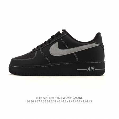 Company-grade Nike Air Force 1 '07 Low platform sneakers, featuring a thick sole - Click Image to Close