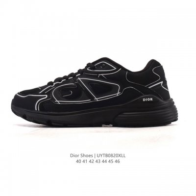 Corporate-grade Dior men's D-Connect neoprene running shoes, thick-soled and he