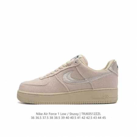 Stussy X Nike Air Force 1 '07 Cz9084-001 36 36.5 37.5 38 38.5 39 40 40.5 41 42 - Click Image to Close