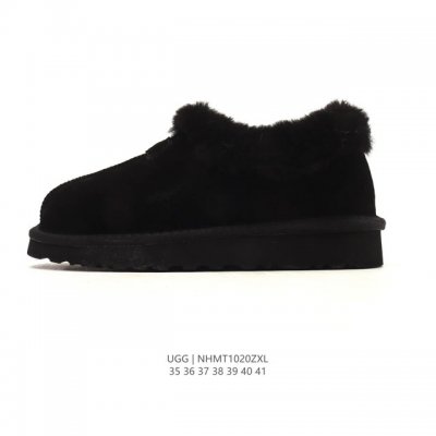 Ugg cotton snow boots, playful and cute with a versatile design and large fur co