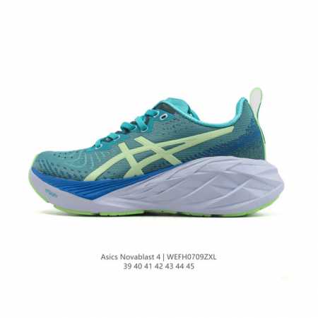 Asics Novablast4 men's sports running shoes, thick soles, height-enhancing dad s - Click Image to Close