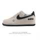 Company-level Nike Air Force 1 '07 Low Air Force One white shoes with air cushi