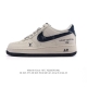 Company-level Nike Air Force 1 '07 Low Air Force One white shoes with air cushi