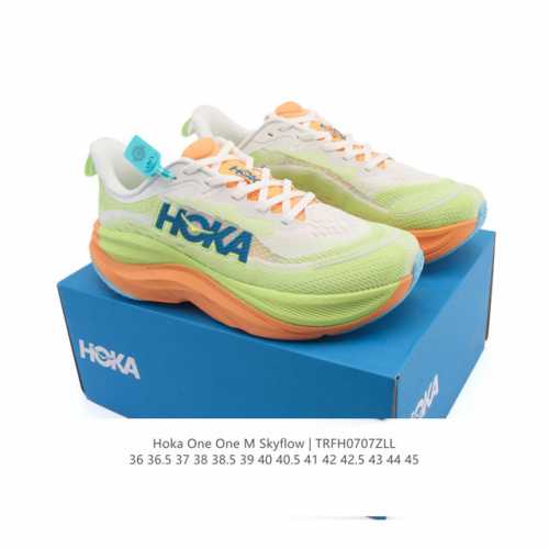 Hoka One One Skyflow The Hoka Skyflow is a sneaker that is designed to be worn w
