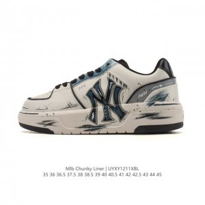 Mlb Chunky Liner Mid, a popular high-end streetwear brand shoe. This lightweight