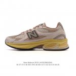 A corporate-grade New Balance 2010 UK-made distressed solid-color suede sneaker