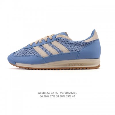 Adidas SL 72 Shoes Classic Retro Thin-soled Sneakers T-toe Shoes Trefoil Retro C