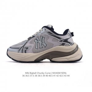 Corporate-level MLB Bigball Chunky Curve New York Yankees Thick-soled Heightened