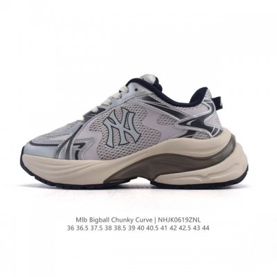Corporate-level MLB Bigball Chunky Curve New York Yankees Thick-soled Heightened