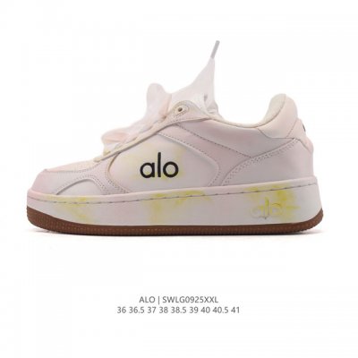 Company-level Alo Yoga Recovery Mode: Comfortable, minimalist white sneakers, no