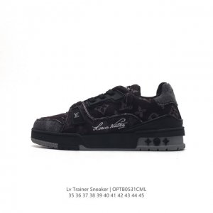 Louis Vuitton Lv 3D logo lv louis Vuitton Trainer Sneaker Low 35-45 Optb0531Cml