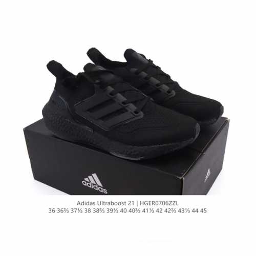 Adidas Ultraboost 21 Popcorn Low-top Smooth Running Shock Rebound Running Shoes