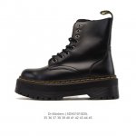 Company-grade DR Martens high-top business leather boots for men and women, casu