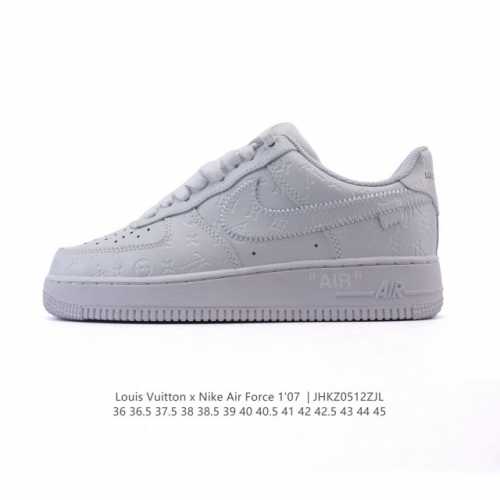 Louis Vuitton X Nike Air Force 1 Low Force 1 Dv0670 36 36.5 37.5 38 38.5 39 40