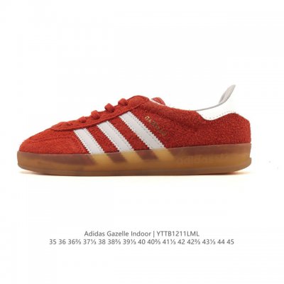 Adidas Originals Gazelle Indoor Retro Trefoil Transparent Rubber Sneakers - Clas