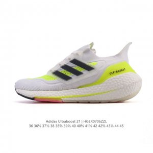 Adidas Ultraboost 21 Popcorn Low-top Smooth Running Shock Rebound Running Shoes