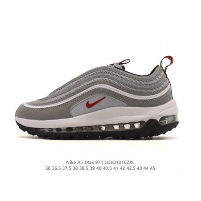 Nike Air Max 97 Se Men's Running Shoes with Cushioning, Thick Sole, and Height-B